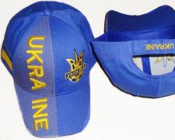 Cap>Ukraine 3D Emb.Youth Blue