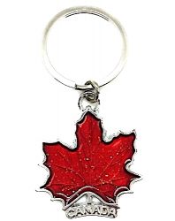 CDA Keychain>Red Maple Leaf Swatch