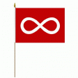 12"x18" flag>Metis Red