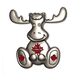 CDA Magnet 3D>Moose Cutout Sil
