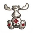 CDA Magnet 3D>Moose Cutout Sil