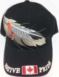 CDA Cap>Native Pride Feather Black