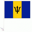 Car Flag XH>Barbados