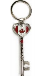 CDA Keychain>Key Heart Flag