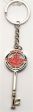 CDA Keychain>Key Red M Leaf