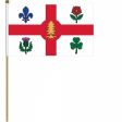 12"x18" Flag>City of Montreal(Current)Quebec