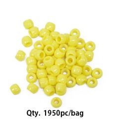Pony Beads>Yellow Lemon col.