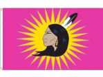 3'x5' Flag>Oka Woman Warrior