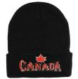 CDA Toque Knitted>Canada M.Leaf 3D Emb.