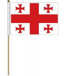 12"x18" Flag>Georgia (Country)