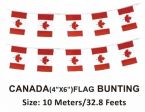 CDA 4"x6" Flag Bunting>25' (8 Meters)