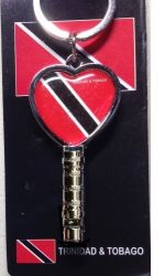 Keychain>Trinidad Heart Whistle