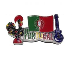 Magnet>Portugal Rooster Guitar
