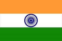 3'x6' Flag>India XH Knitted Poly