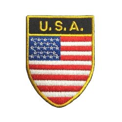 Shield Patch>USA