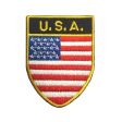 Shield Patch>USA