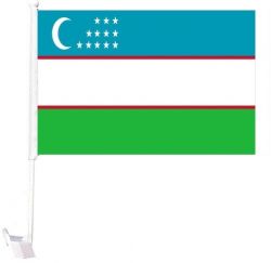 Car Flag XH>Uzbekistan