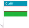 Car Flag XH>Uzbekistan