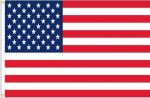 3'x6' Flag XH>USA Knitted Poly.