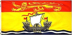 3'x6' Flag>New Brunswick Knitted Poly.