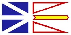 3'x6' Flag>Newfoundland Knitted Poly.