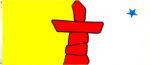 3'x6' Flag>Nunavut Knitted Poly.