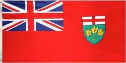 3'x6' Flag XH>Ontario Knitted Poly