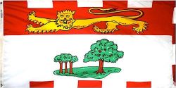3'x6' Flag>PEI Knitted Poly.