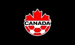 CDA 3'x5'>Canada Soccer Logo on Blk.