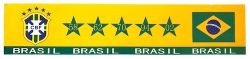 Cling Sticker>Brazil 16"x4"