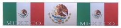 Cling Sticker>Mexico 16"x4"