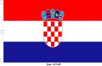 Flag 4.5x9ft>Croatia Premium