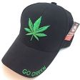 Cap>Marijuana Green Leaf Emb.