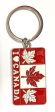 CDA Keychain>3 leaf I Love Canada Tag