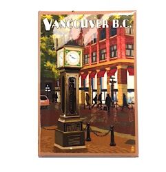 Fridge Magnet>Vancouver Steam Clock