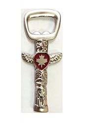 CDA Bottle Opener>Tottem Pole Sil Col. 3.5"
