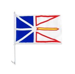 car Flag Heavy>Newfoundland & Labrador