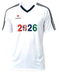 Jersey>Soccer Host Countries 2026 WhIte